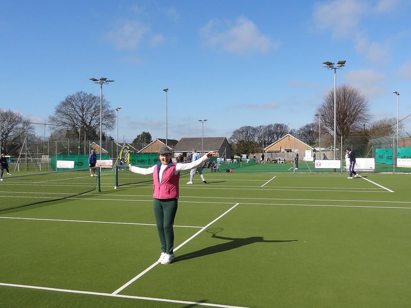 Back on the courts at Hailsham Tennis Club