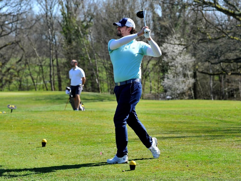 Golfers at Mannings Heath / Picture: Steve Robards