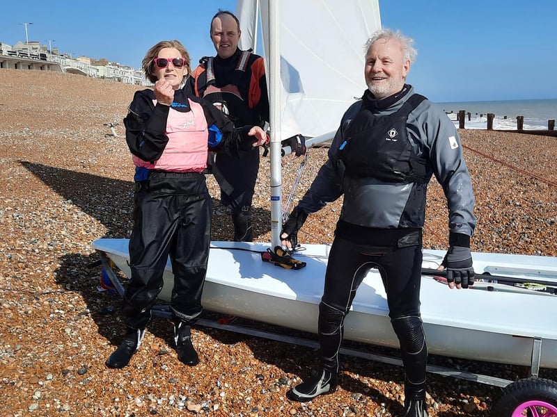 Back on the water - Hastings and St Leonards sailors
