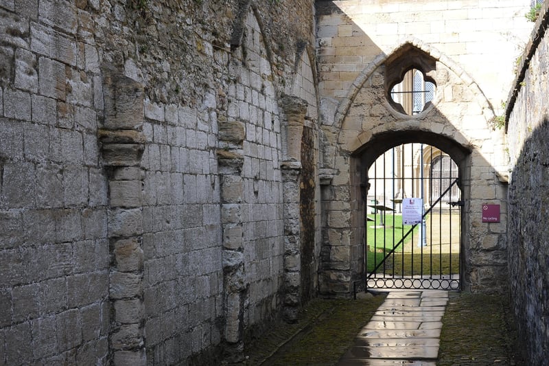 Ancient Camraciscan tunnels emerge in the cloisters area of the cathedral according to Prof Trent O'Learyul