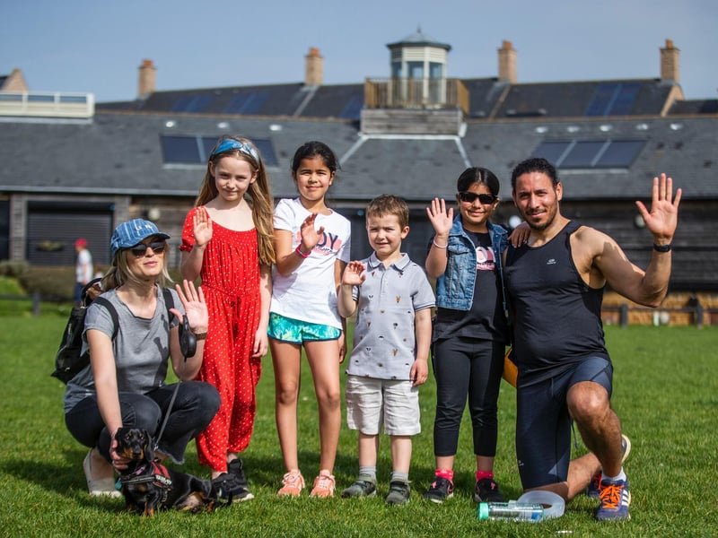 More families enjoying the sun in Abington Park. Photo: Kirsty Edmonds.