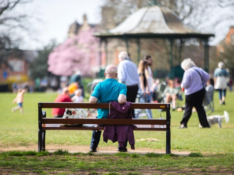 An onlooker admires the hustle and bustle of The Racecourse. Photo: Kirsty Edmonds.
