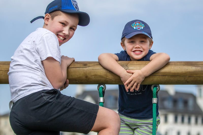 All smiles at Upton Country Park. Photo: Kirsty Edmonds.