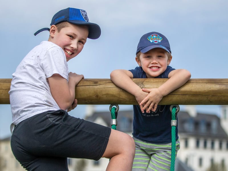 All smiles at Upton Country Park. Photo: Kirsty Edmonds.