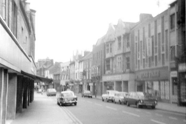 Westgate southside looking towards Long Causeway pictured in 1976.