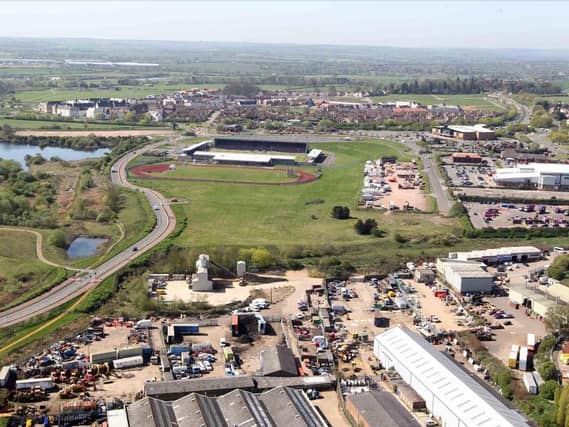 The view from Northampton Lift Tower, taken in 2011