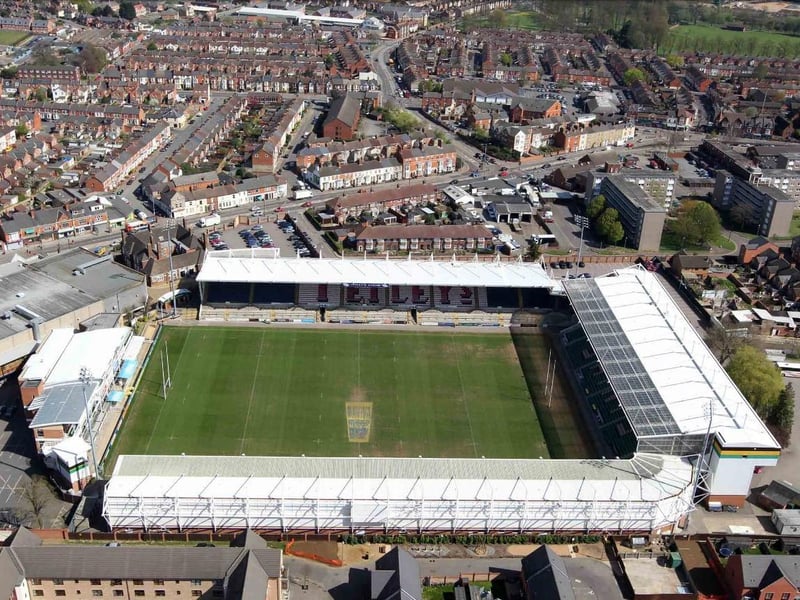Franklin's Gardens, from the Lift Tower, in 2011