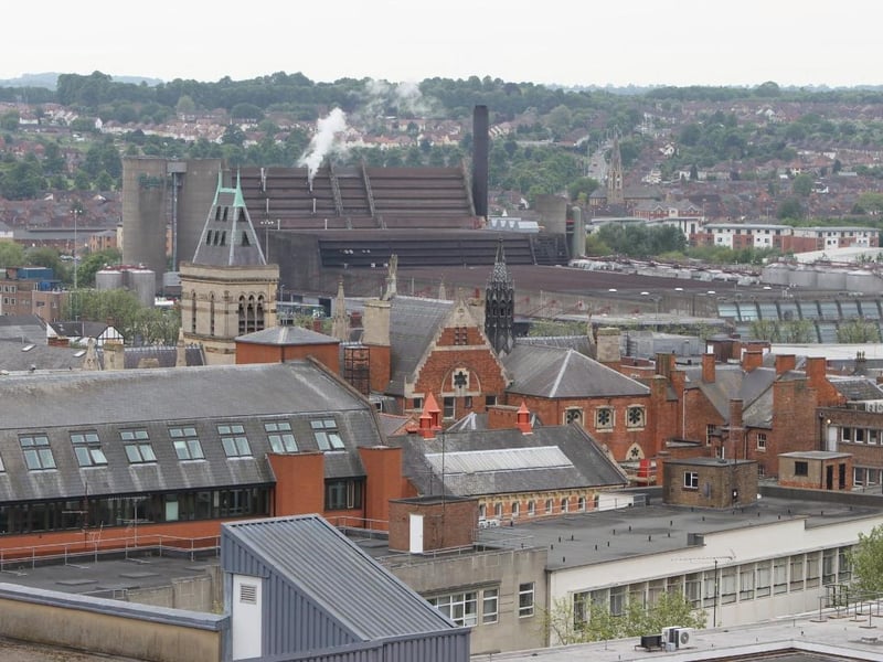 Looking out towards the Carlsberg factory, again from Northampton House in 2010