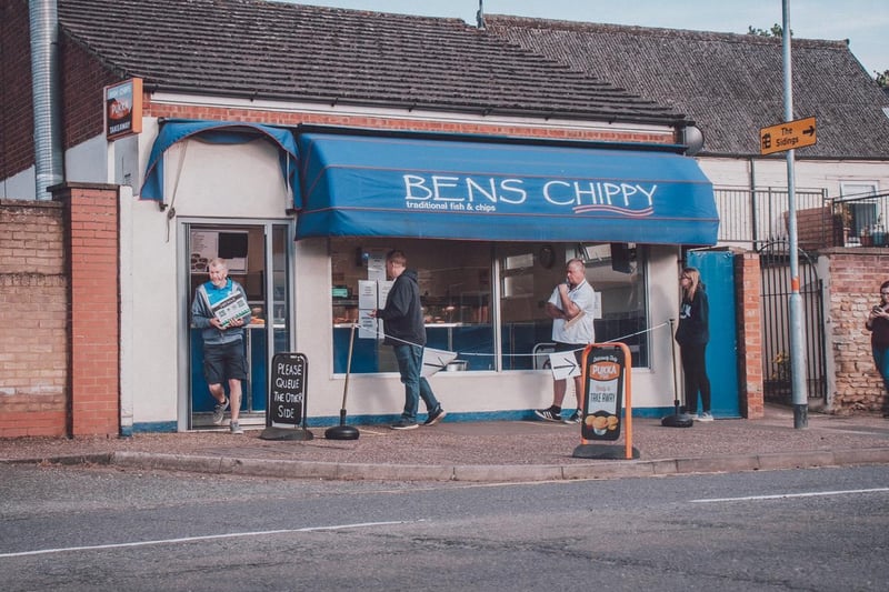 Ben's Chippy - owned by Terry and Alison Tibbs - can be found on Oundle Road in Thrapston.