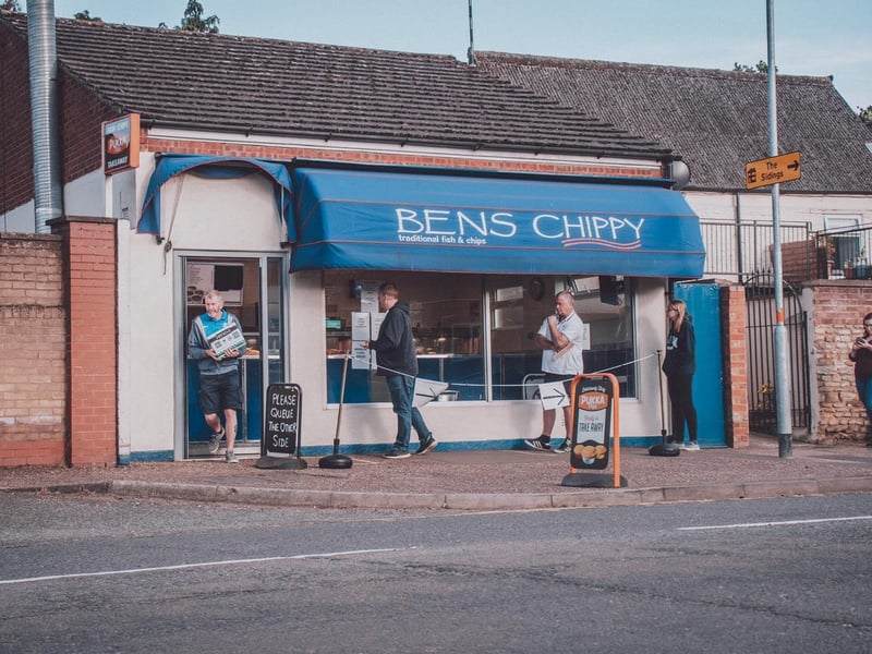 Ben's Chippy - owned by Terry and Alison Tibbs - can be found on Oundle Road in Thrapston.