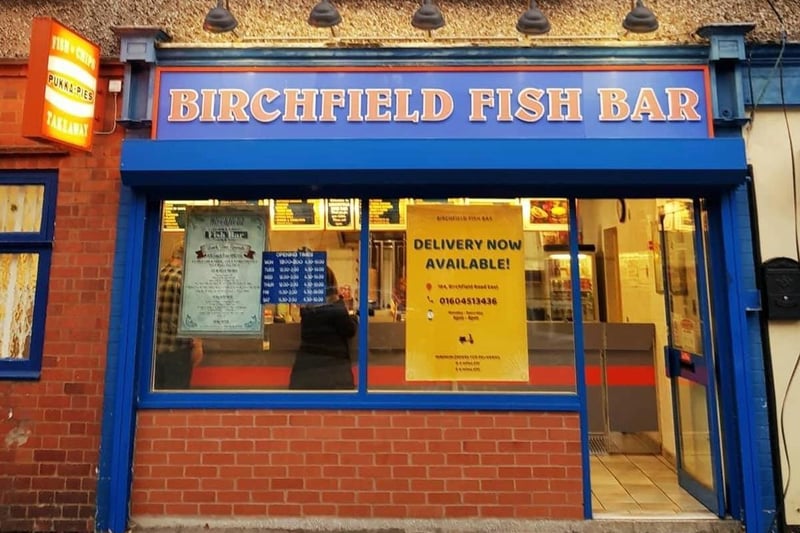 Birchfield Fish Bar in Abington, Northampton also came highly recommended for fish and chips by our readers.