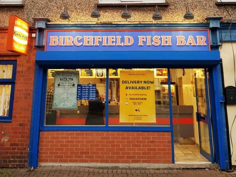 Birchfield Fish Bar in Abington, Northampton also came highly recommended for fish and chips by our readers.