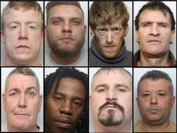 A string of offenders from Northamptonshire were convicted at crown courts during March. Photos: Northants Police