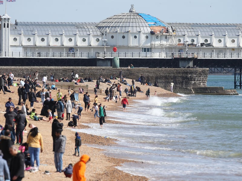 The fourth most common place people left the area for was Brighton and Hove, with 176 departures in the year to June 2019..