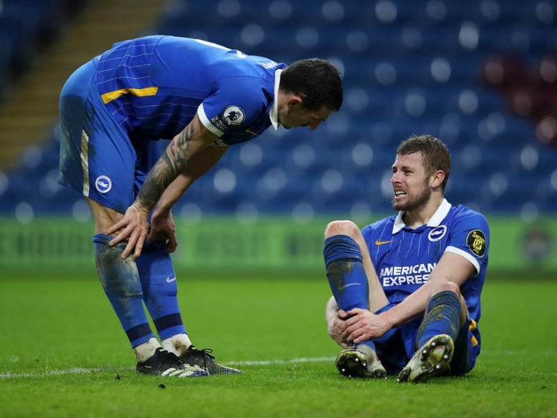 The defender was expected to return after the international break but his ankle ligament injury is taking longer than expected to heal. He is hoping to ready for Everton on April 12. "He’s making progress," said Potter. "He hit a bit of a plateau these last couple of weeks. But he has made progress this last week. He’s still a couple of weeks away.".