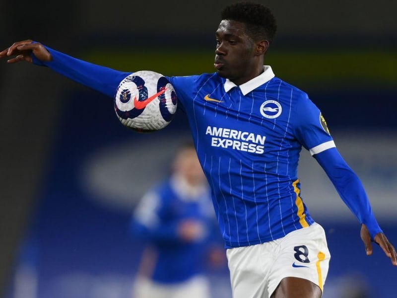Offers a defensive balance to the Brighton midfield. Has previously been linked with a move to United with many of their fans believing he's an upgrade on their midfield pivot, Fred.