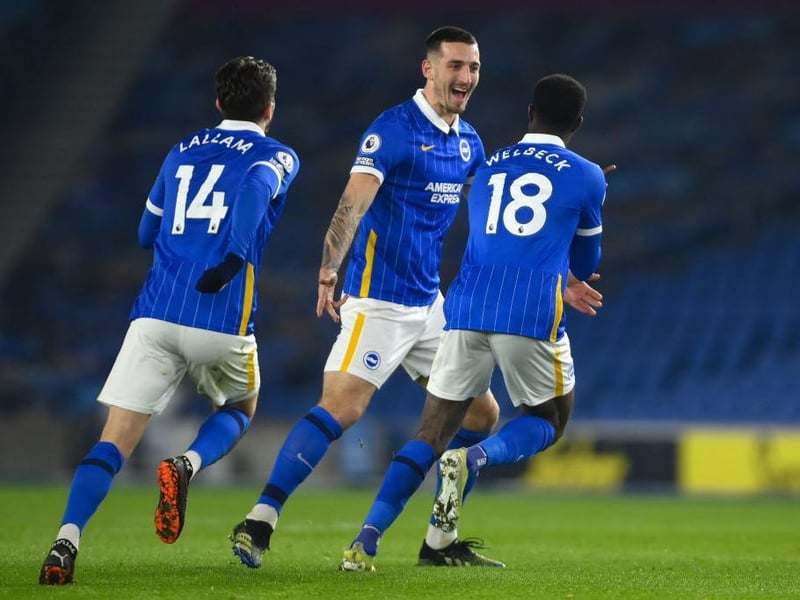 The skipper has simply been Albion's best player this season. Even more vital at the moment with Webster and Burn struggling with fitness. Will love the big occasion at Old Trafford