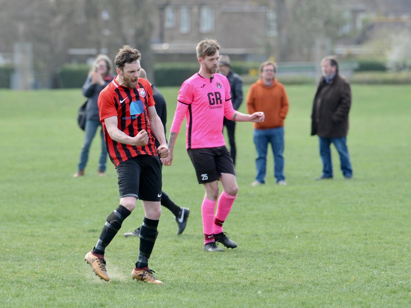 Action and goal celebrations from Southwick 1882's 5-0 win over Ridgewood / Pictures: Stephen Goodger