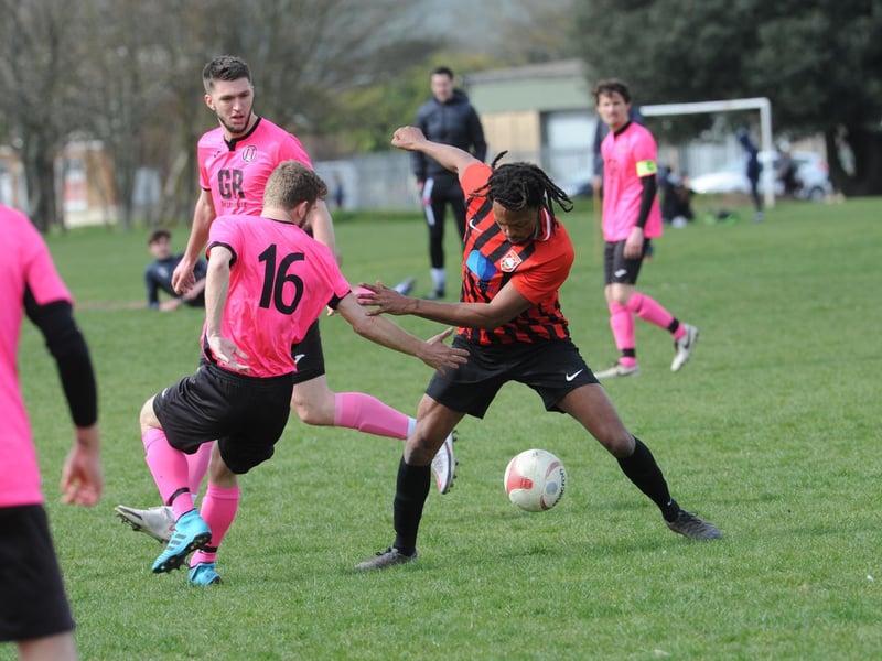 Action and goal celebrations from Southwick 1882's 5-0 win over Ridgewood / Pictures: Stephen Goodger