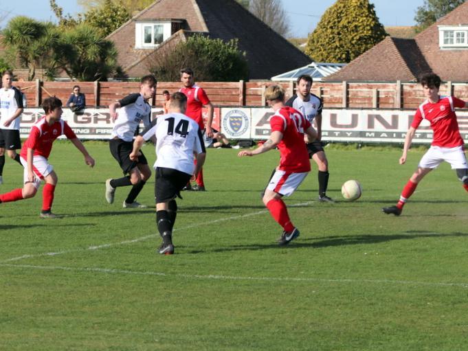 Action from Pagham's 3-2 friendly win over Arundel / Pictures: Roger Smith