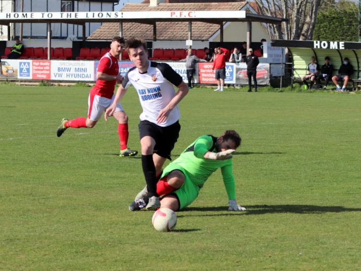 Action from Pagham's 3-2 friendly win over Arundel / Pictures: Roger Smith