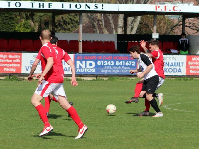 Action from Pagham's 3-2 friendly win over Arundel / Pictures: Roger Smith