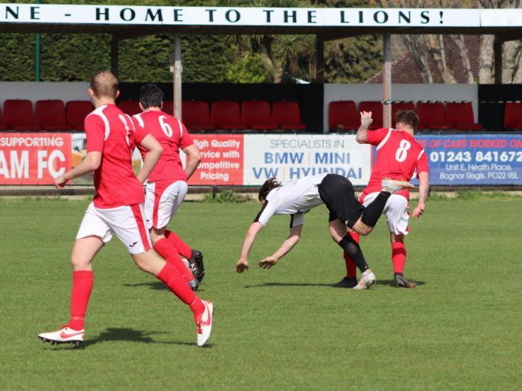 Action from Pagham's 3-2 friendly win over Arundel / Pictures: Roger Smith