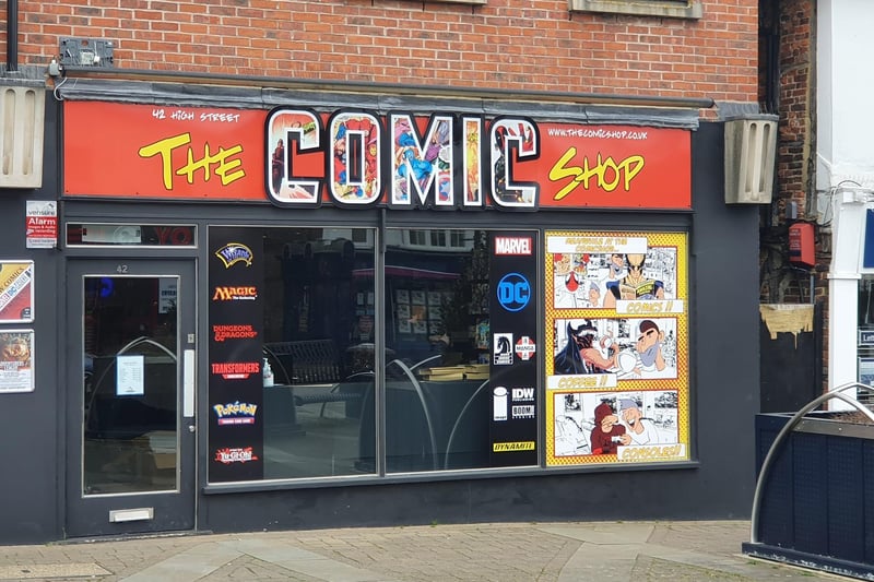 Robin Lavellan said: "The Comic Shop!"