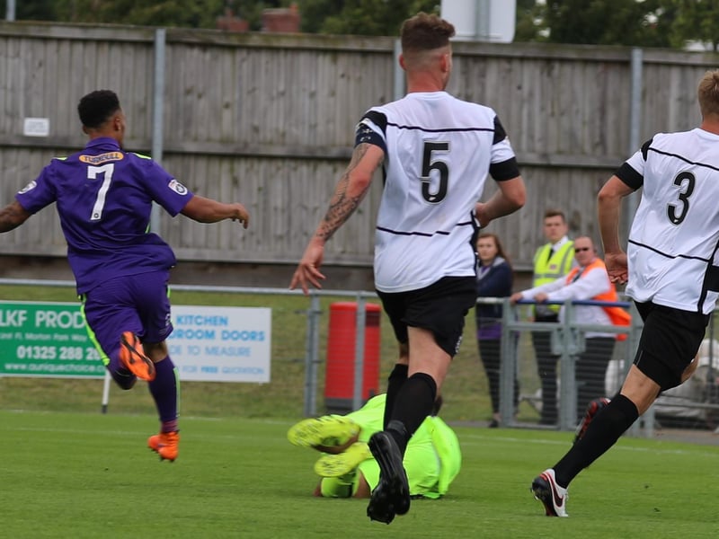 On target at Darlington.