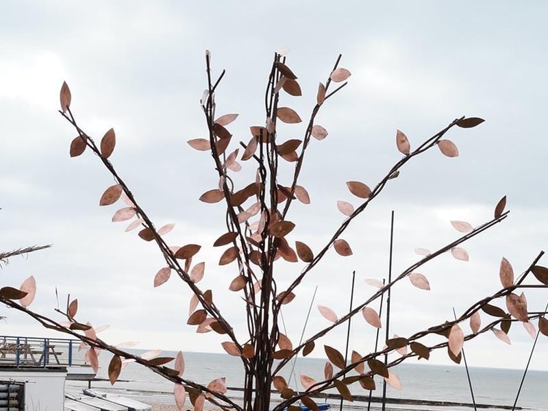 Tree of Hope ceremony in Bexhill in memory of all those who lost their lives during the Covid-19 pandemic. Photo taken by Derek Canty on 2/4/21 SUS-210504-095445001