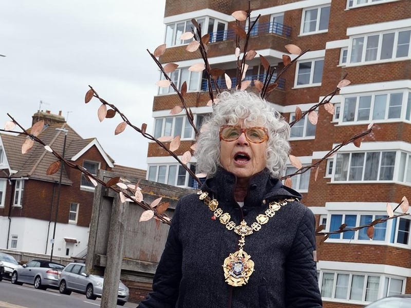 Tree of Hope ceremony in Bexhill in memory of all those who lost their lives during the Covid-19 pandemic. Photo taken by Derek Canty on 2/4/21 SUS-210504-095505001