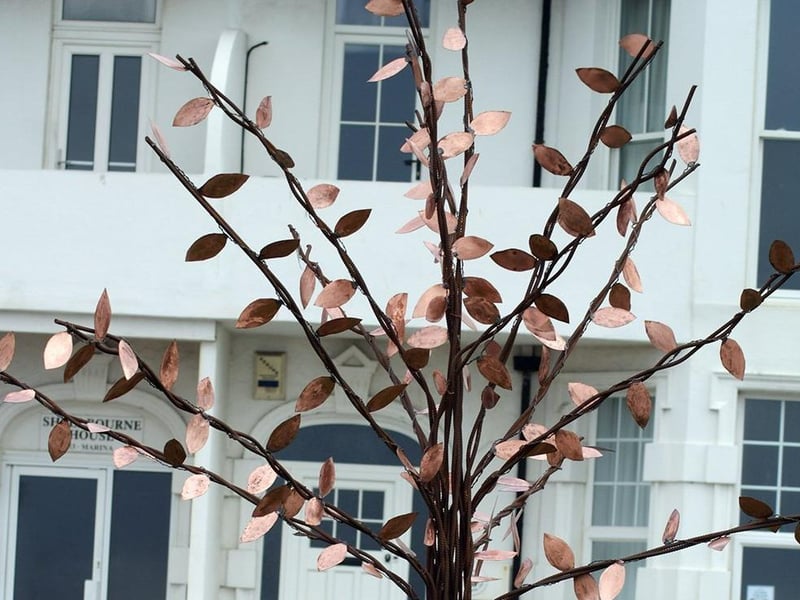 Tree of Hope ceremony in Bexhill in memory of all those who lost their lives during the Covid-19 pandemic. Photo taken by Derek Canty on 2/4/21 SUS-210504-095403001
