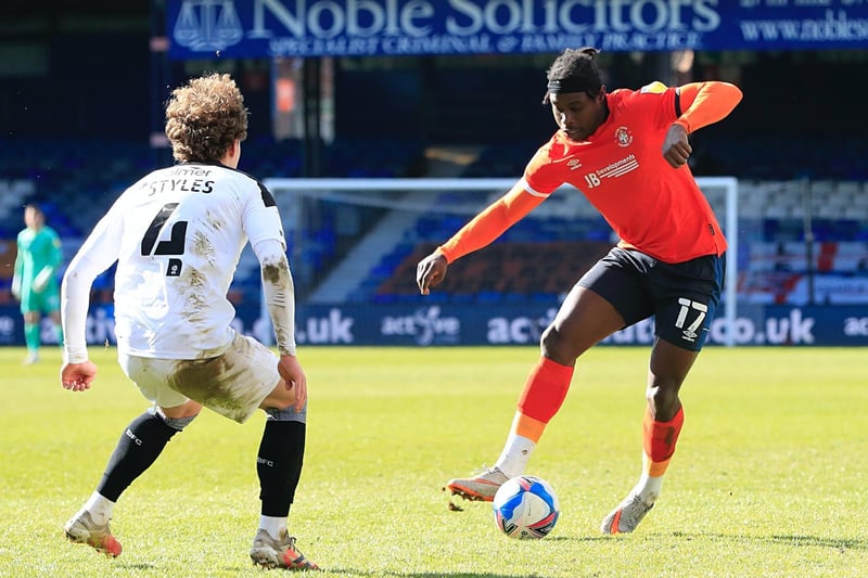 Largely innocuous for the majority as offered very little in terms of an attacking threat for the Hatters, while was never able to get his foot on the ball and allow Luton some breathing space as they were smothered by their opponents.