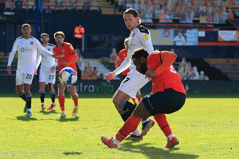Was able to add some spark to the Luton's attacking efforts in the closing stages, as he managed to nick the ball through to Collins for Town’s consolation strike.