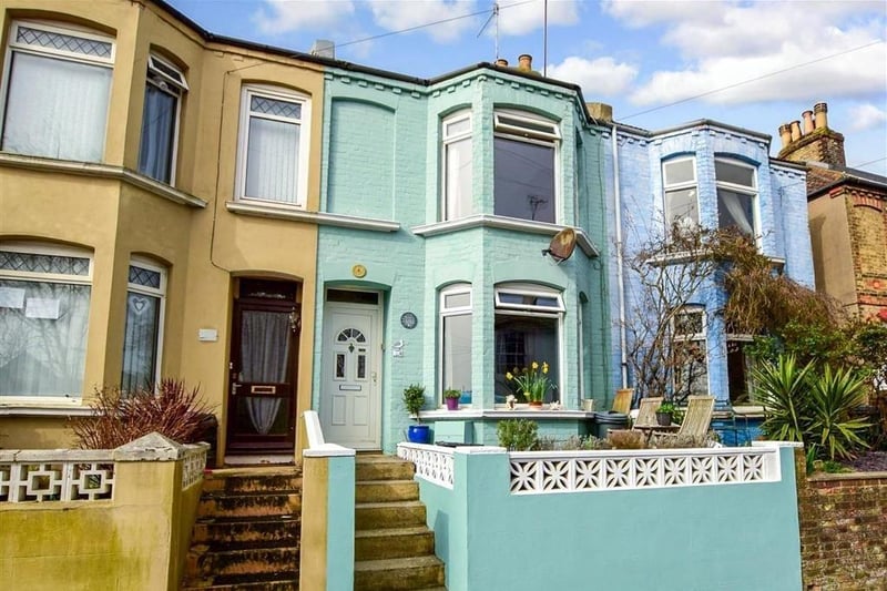 Chapel Street, Newhaven. Three-bedroom, terrace house near to town and railway station. Guide price: £260,000. Photograph: Zoopla