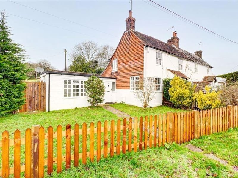 North Street, Hellingly. Three-bedroom, semi-detached, grade II-listed cottage in semi-rural location. Guide price: £280,000 to £315,000. Photograph: Zoopla