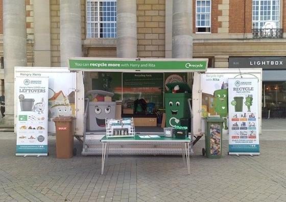 Aragon Direct Services hosting a recycling roadshow in Bridge Street