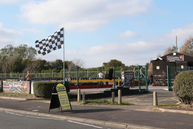 The go-kart track at Brooklands has now been demolished