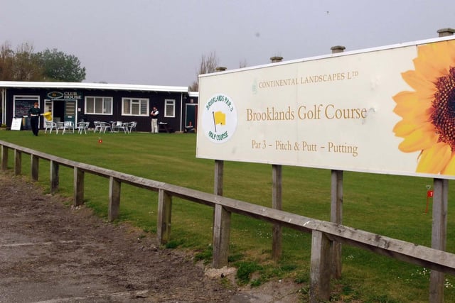 Brooklands used to be home to a par-three golf course