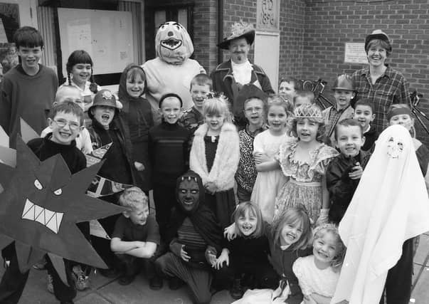 World Book Day celebrations at Staniland Primary School 20 years ago.