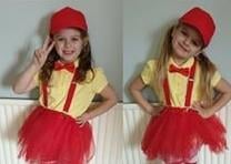 Sophia and Olivia, 6 from lyminster school as tweedle dee and tweedle dum