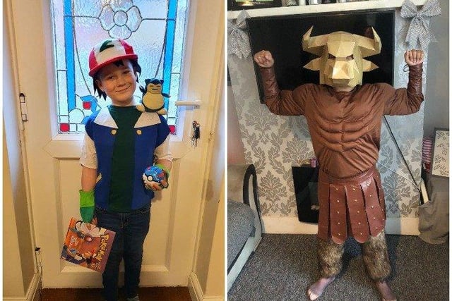 Harvey , 7 from River Beach primary as  Ash ketchum and Shay Sparks, 10 from Georgian Gardens as Minotaur