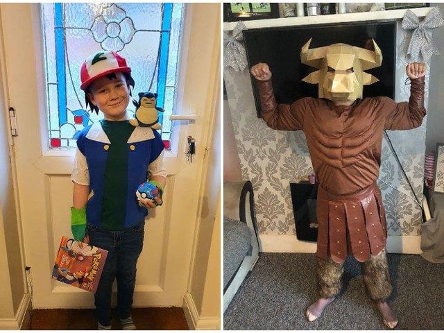 Harvey , 7 from River Beach primary as Ash ketchum and Shay Sparks, 10 from Georgian Gardens as Minotaur