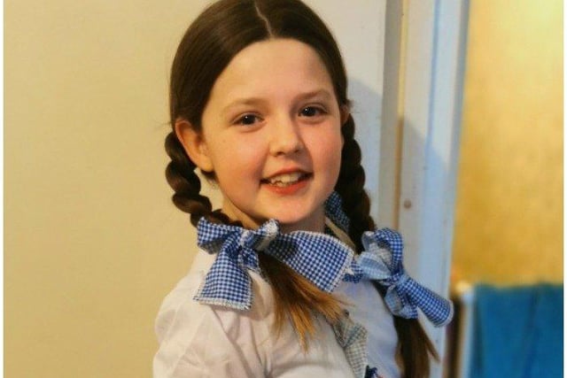 Gracie Vine, aged 8, Little Common School, as Dorothy