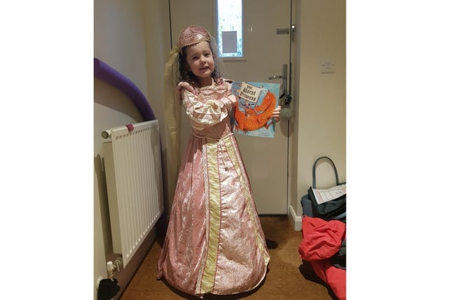 Briony Earley dressed as The Worst Princess.