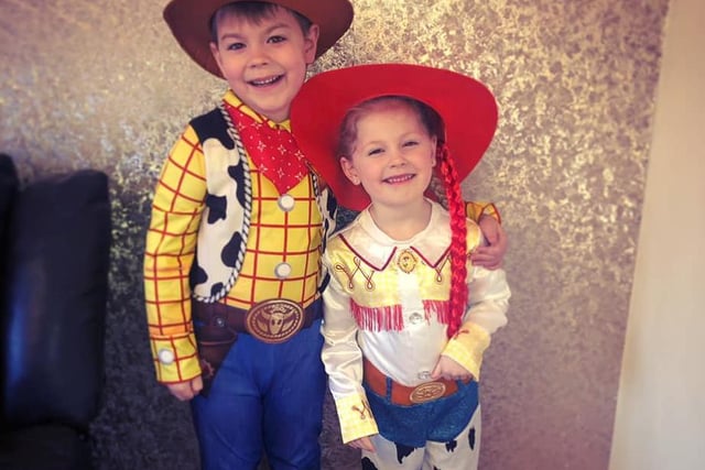 Kettering's Bailey Wilson and Pixie Wilson look brilliant as Woody and Jessie!