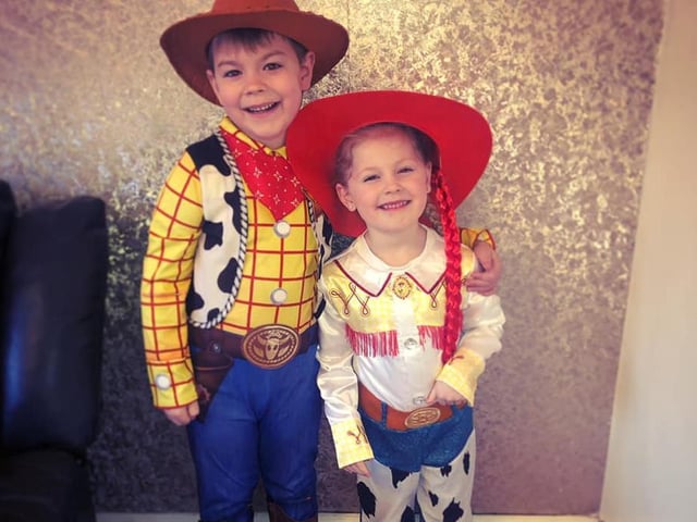 Kettering's Bailey Wilson and Pixie Wilson look brilliant as Woody and Jessie!