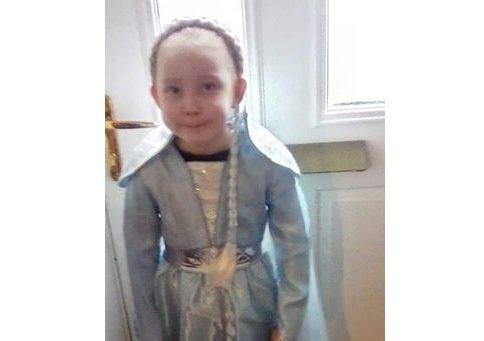 Claira Turner (6) dressed up as Elsa from Frozen
