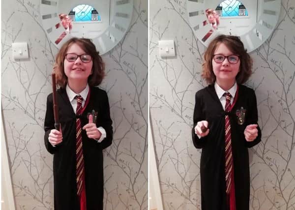 Paige Read, in year 7 at Storrington Grammar School, as Harry Potter's Hermione Granger