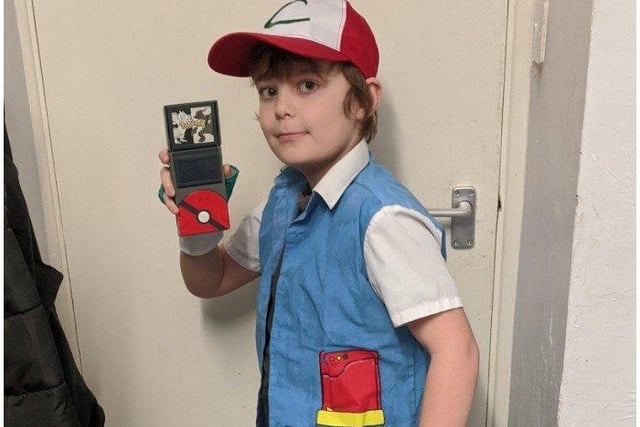 Jack Partridge, 10, from All Saints Primary School, as Ash Ketchum